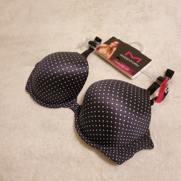 NWT Maidenform 32DD Demi Lift Black - Picture 6 of 6